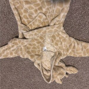 Giraffe Print Hooded Robe